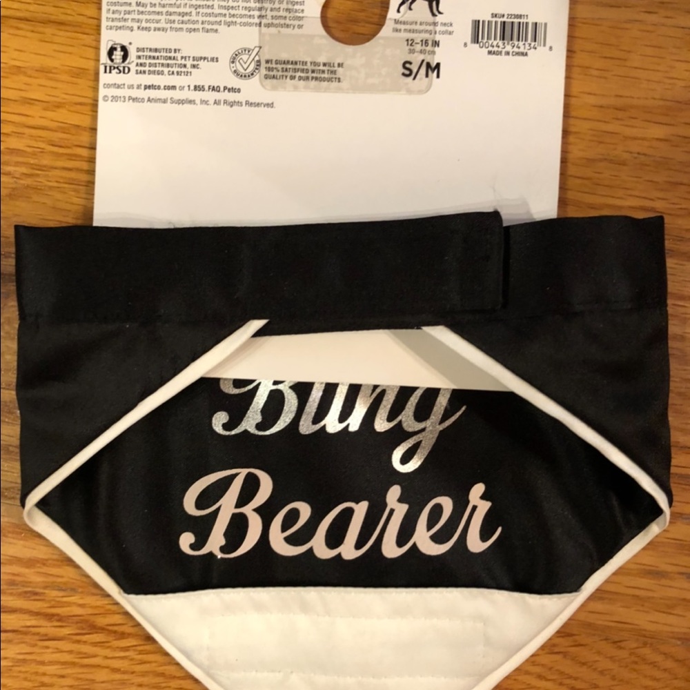 Dog Bling Bearer or Ring 💍 Bearer NWT size S/M - Picture 5 of 5